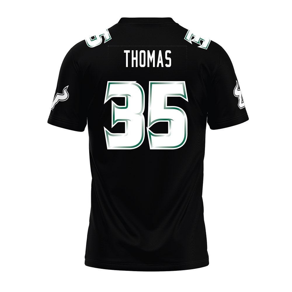 USF - NCAA Football : Chris Thomas - Black Premium Football Jersey-1