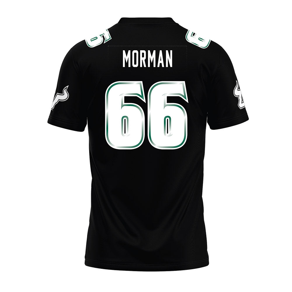 USF - NCAA Football : Teriyan Morman - Black Premium Football Jersey-1