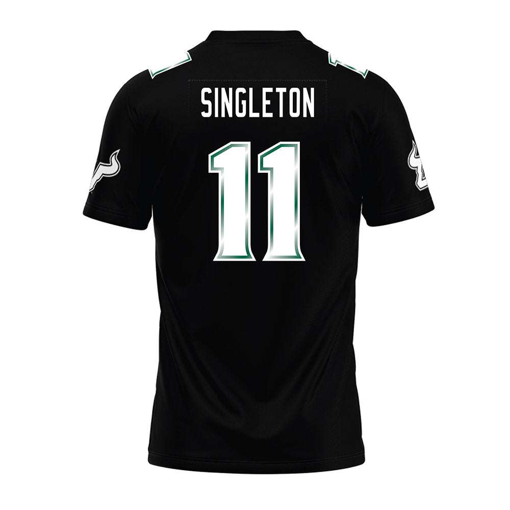 USF - NCAA Football : Keshaun Singleton - Black Premium Football Jersey-1