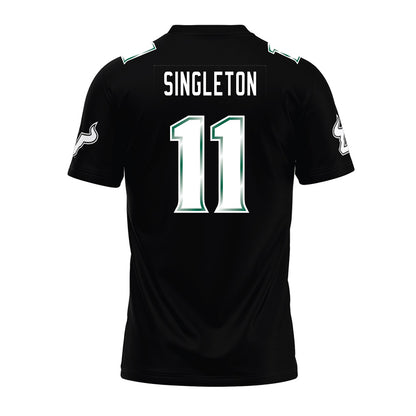USF - NCAA Football : Keshaun Singleton - Black Premium Football Jersey-1