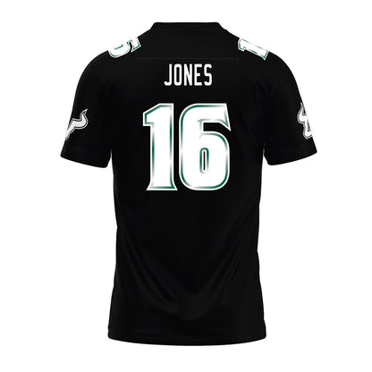 USF - NCAA Football : Jeremiah Jones - Black Premium Football Jersey-1