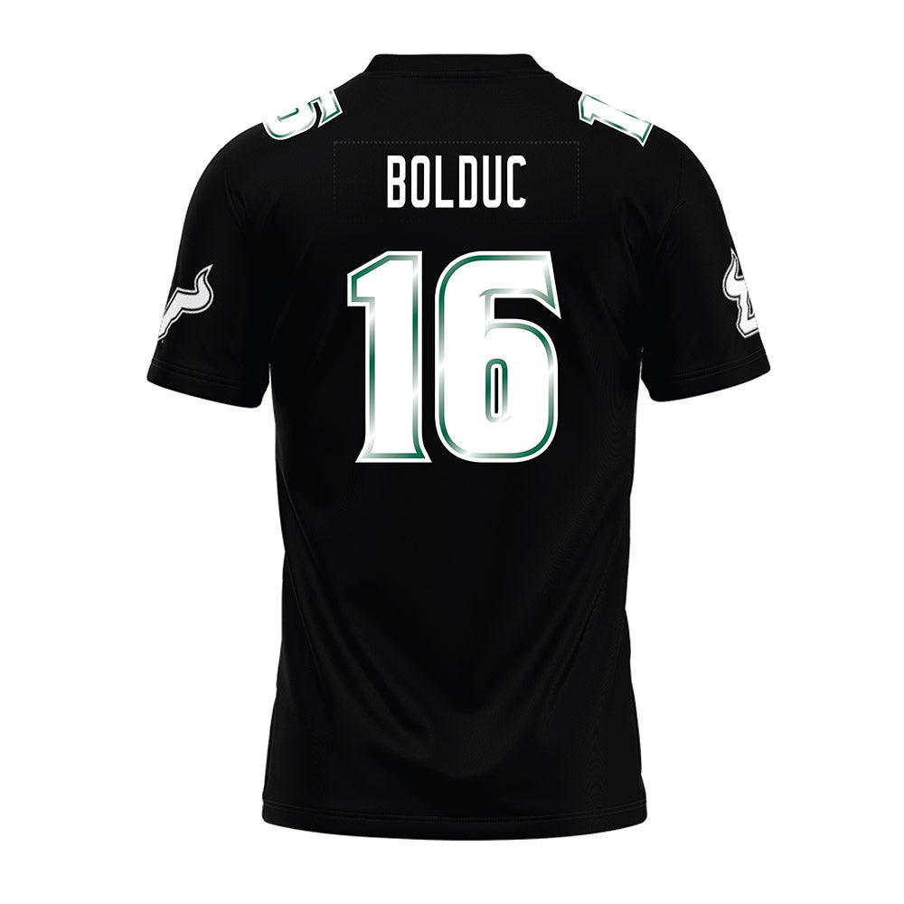 USF - NCAA Football : Ryan Bolduc - Black Premium Football Jersey-1