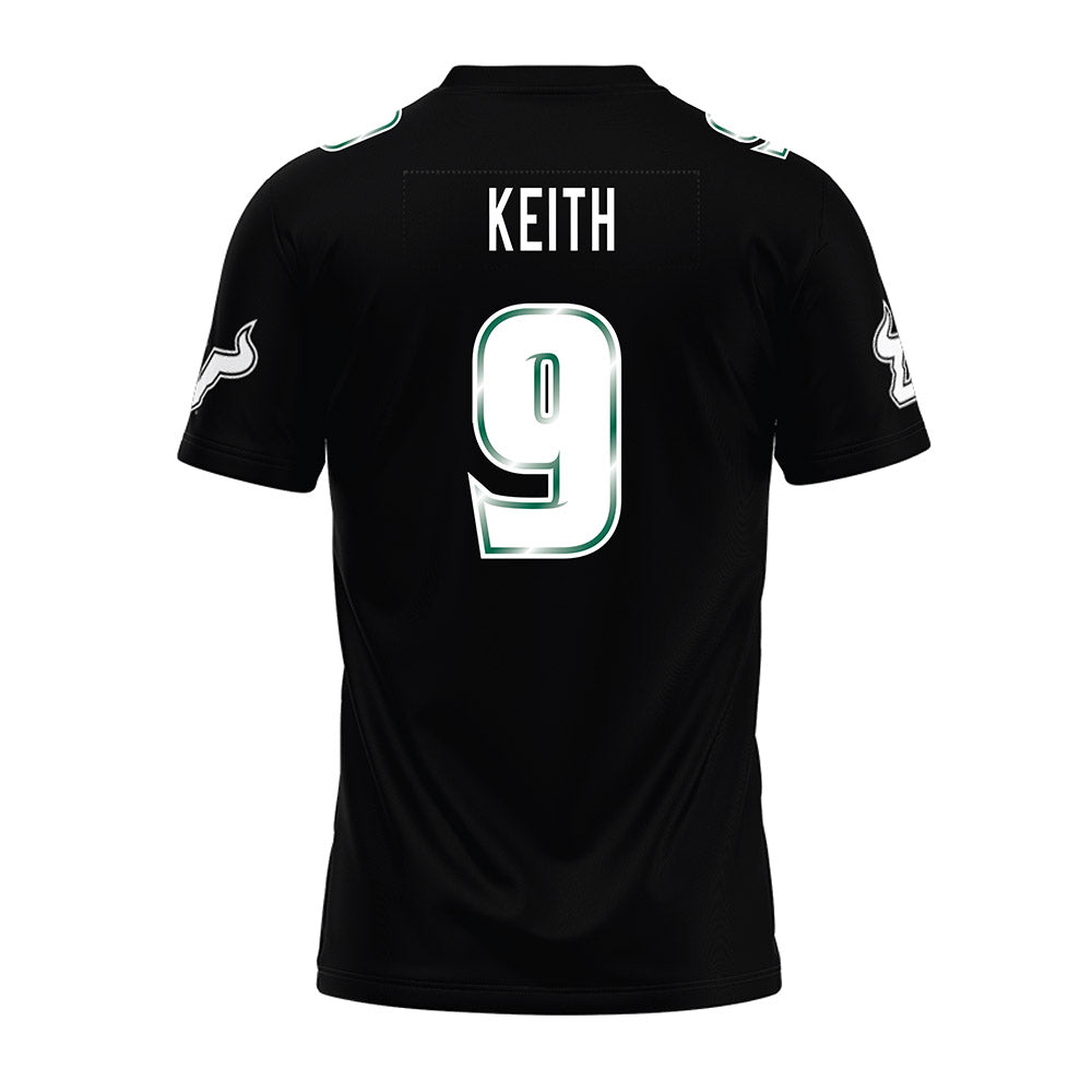 USF - NCAA Football : Ta'ron Keith - Black Premium Football Jersey-1