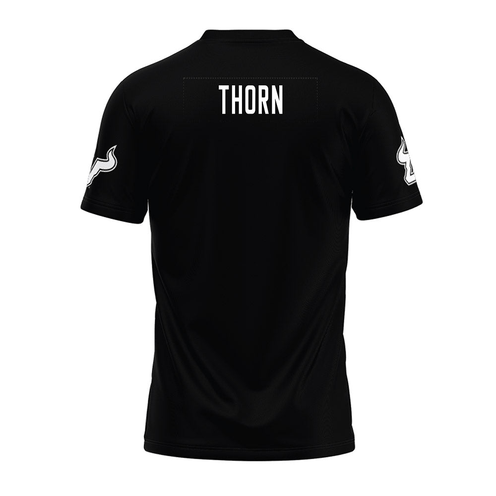USF - NCAA Football : Lawson Thorn - Black Premium Football Jersey-1