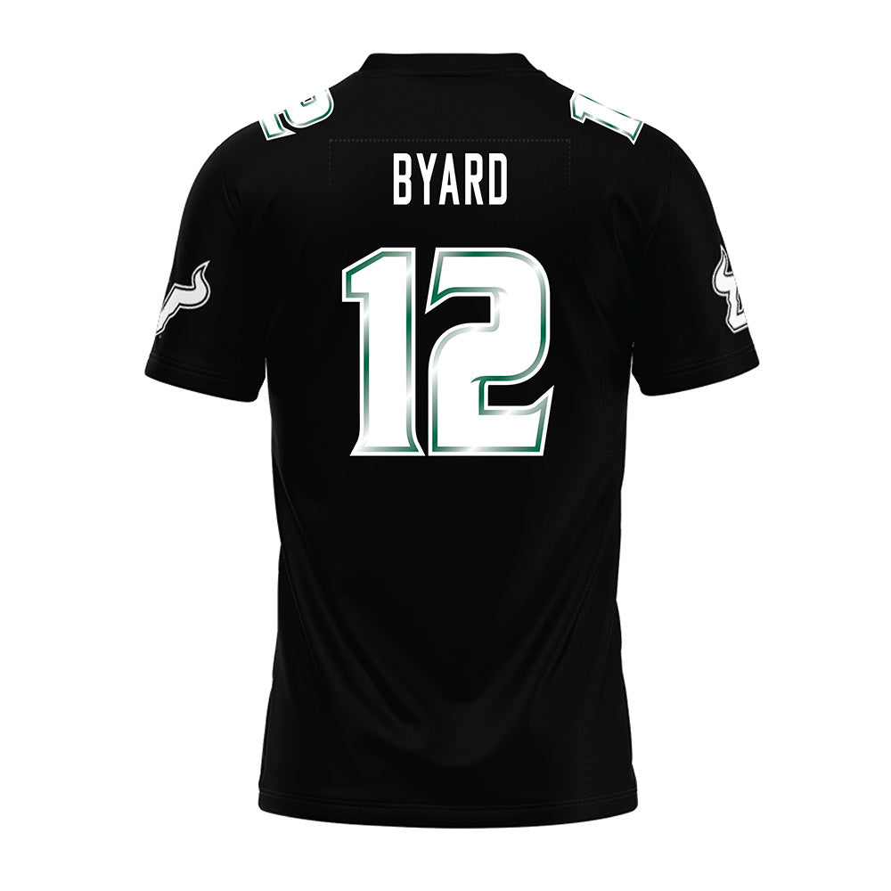 USF - NCAA Football : Tawfiq Byard - Black Premium Football Jersey-1