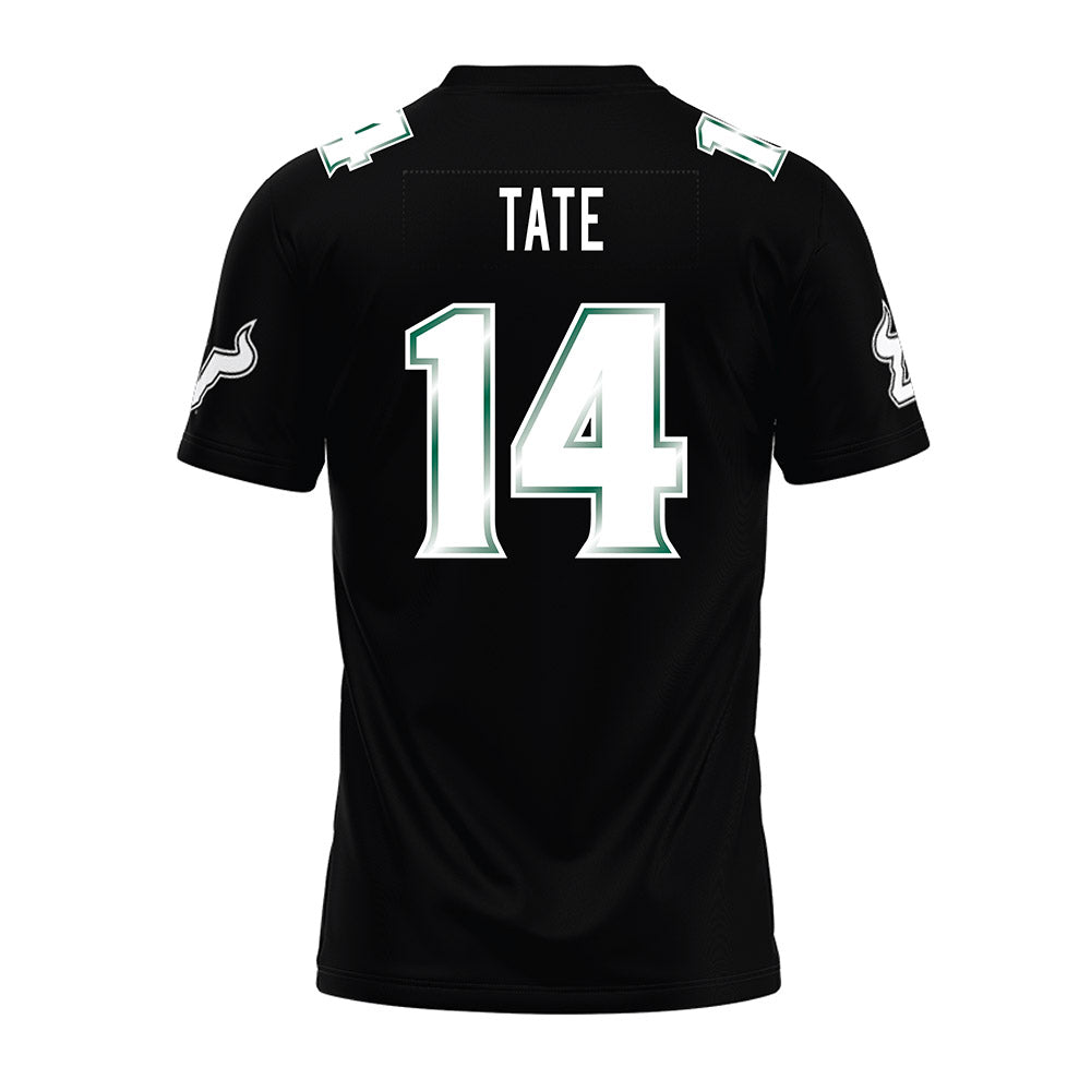 USF - NCAA Football : marcelis Tate - Black Premium Football Jersey-1