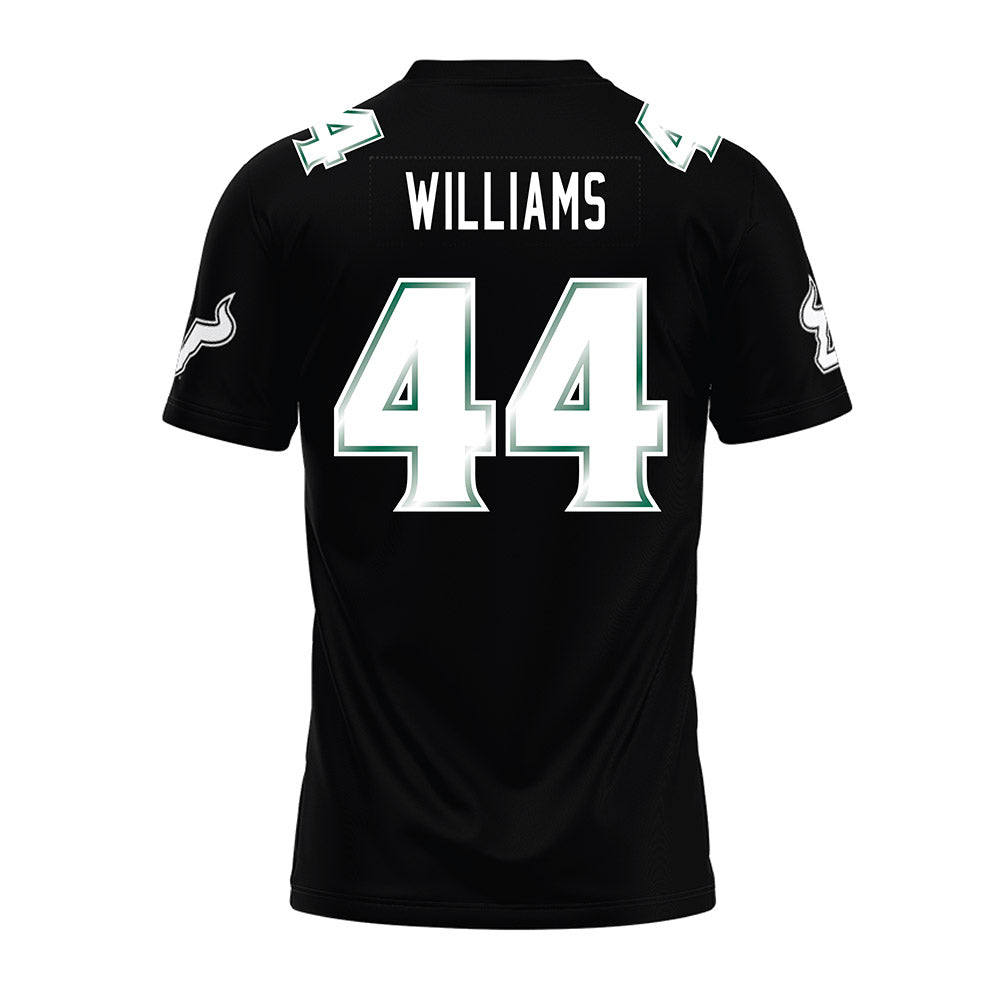 USF - NCAA Football : Jacquez Williams - Black Premium Football Jersey-1