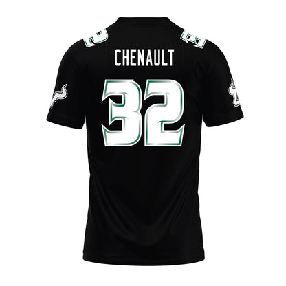 USF - NCAA Football : James Chenault - Black Premium Football Jersey-1