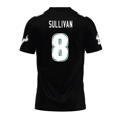 USF - NCAA Football : Wyatt Sullivan - Black Premium Football Jersey-1
