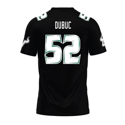 USF - NCAA Football : Trey Dubuc - Black Premium Football Jersey-1