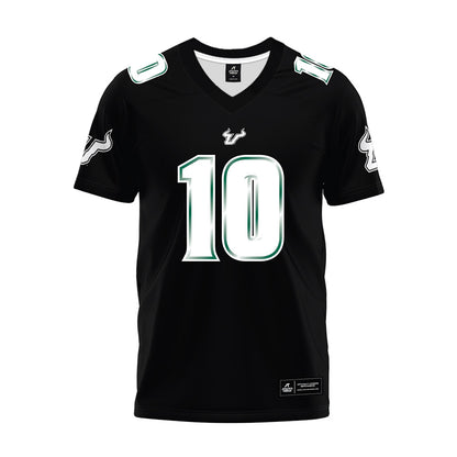 USF - NCAA Football : Alvon Isaac - Black Premium Football Jersey-0