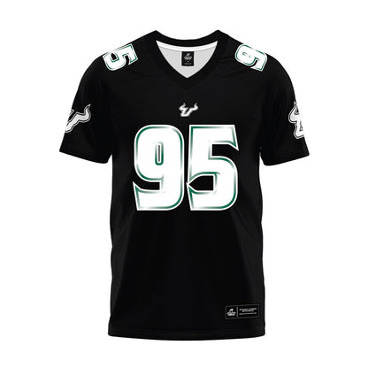 USF - NCAA Football : Garret Cates - Black Premium Football Jersey-0