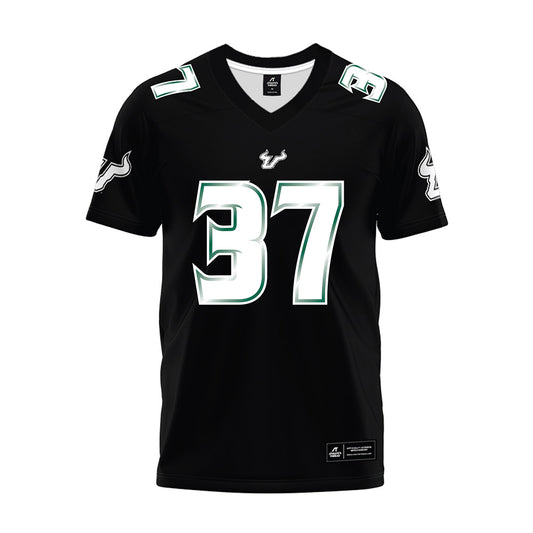 USF - NCAA Football : Fred Gaskin III - Black Premium Football Jersey-0