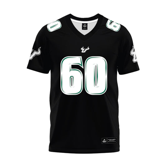 USF - NCAA Football : Khalil Collins - Black Premium Football Jersey-0