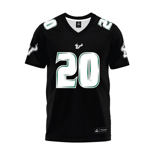 USF - NCAA Football : Jaylen Johnson - Black Premium Football Jersey-0