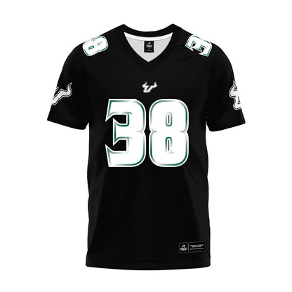 USF - NCAA Football : Sean Atkins - Black Premium Football Jersey-0