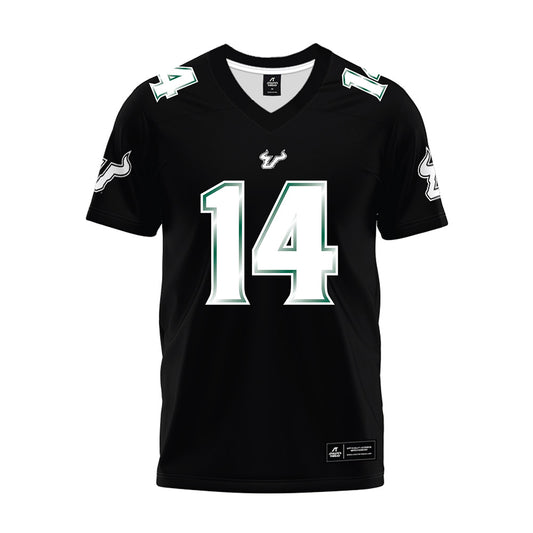 USF - NCAA Football : marcelis Tate - Black Premium Football Jersey-0