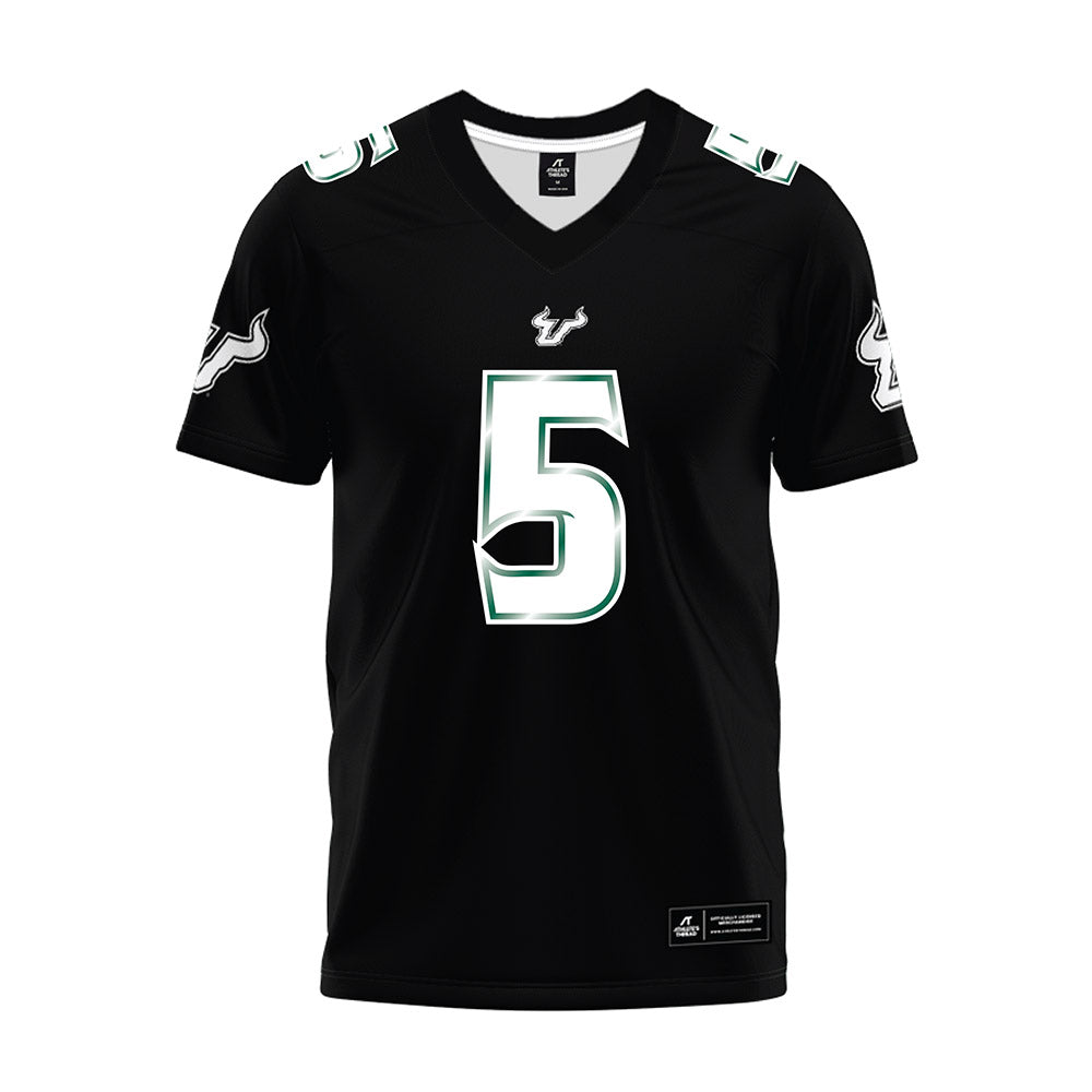 USF - NCAA Football : Caqavouis Berryhill - Black Premium Football Jersey-0