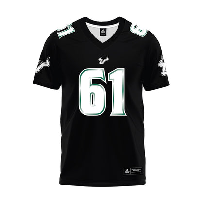 USF - NCAA Football : Gannon Lanning - Black Premium Football Jersey-0