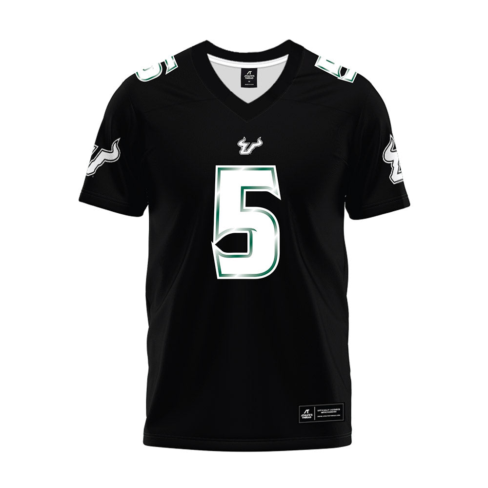USF - NCAA Football : Cartevious Norton - Black Premium Football Jersey-0