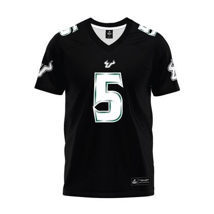 USF - NCAA Football : Cartevious Norton - Black Premium Football Jersey-0