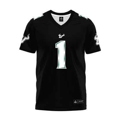 USF - NCAA Football : Joshua Hardeman - Black Premium Football Jersey-0