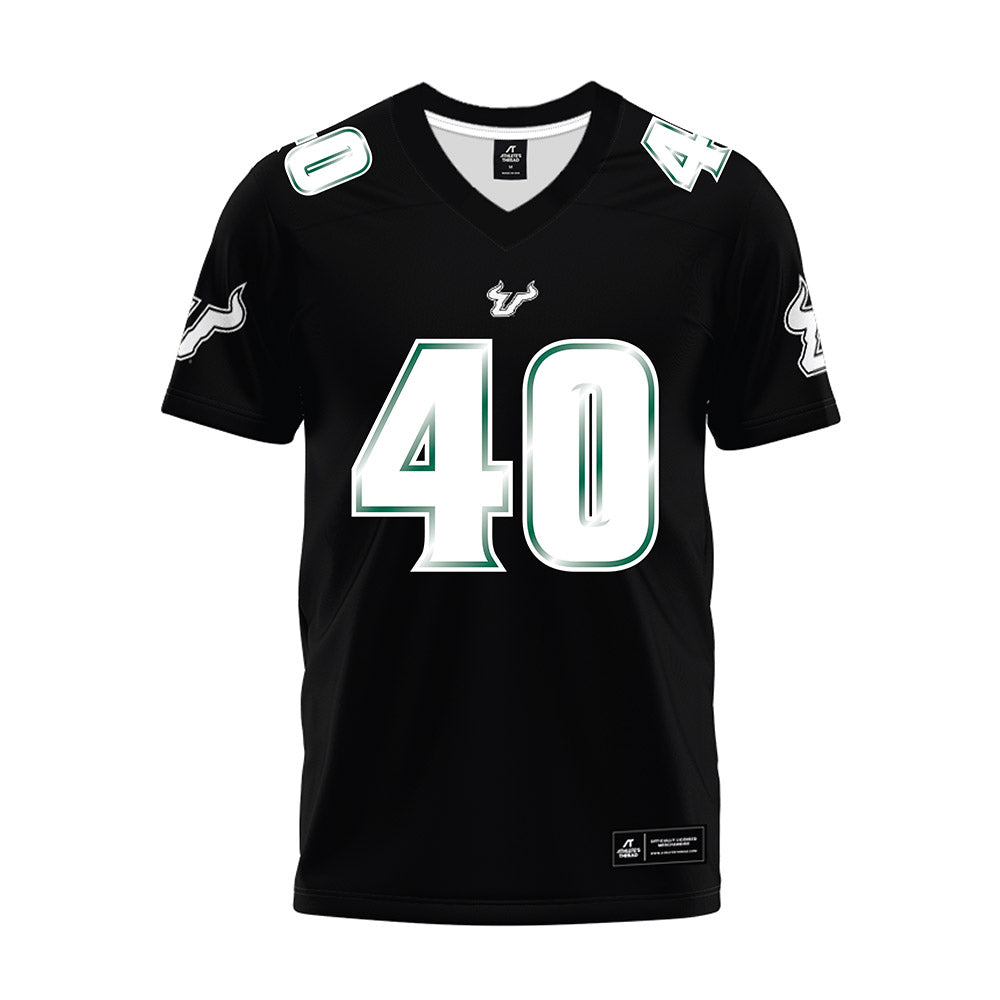 USF - NCAA Football : Ty Ippolito - Black Premium Football Jersey-0