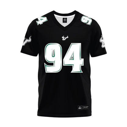 USF - NCAA Football : Brooks Williams Jr - Black Premium Football Jersey-0