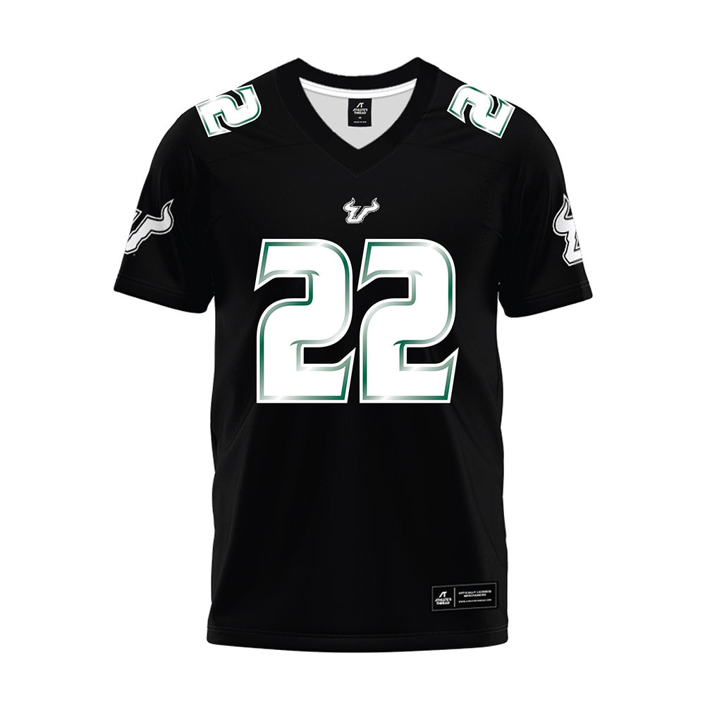 USF - NCAA Football : Kwan Powell - Black Premium Football Jersey-0