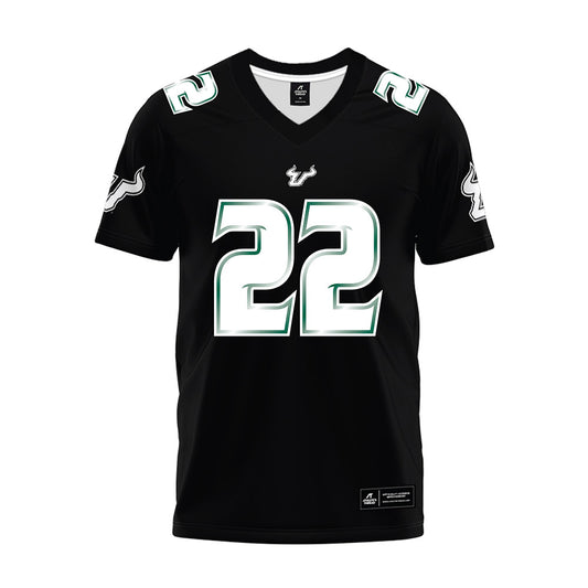 USF - NCAA Football : Kwan Powell - Black Premium Football Jersey-0