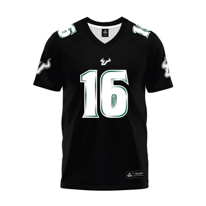 USF - NCAA Football : Jeremiah Koger - Black Premium Football Jersey-0