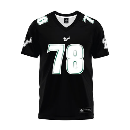 USF - NCAA Football : Jack Wilty - Black Premium Football Jersey-0