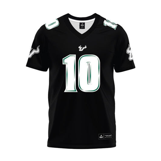 USF - NCAA Football : Ira Singleton IV - Black Premium Football Jersey-0