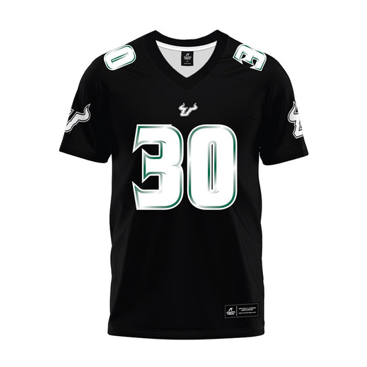 USF - NCAA Football : Ira Singleton - Black Premium Football Jersey-0