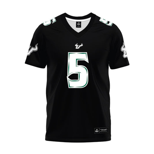 USF - NCAA Football : Fred Gaskin III - Black Premium Football Jersey-0