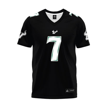 USF - NCAA Football : Michael Brown-Stephens - Black Premium Football Jersey-0