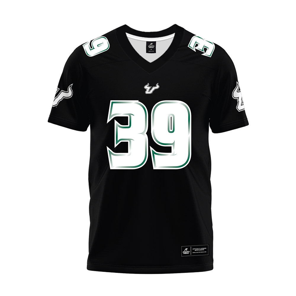 USF - NCAA Football : Luke Goater - Black Premium Football Jersey-0