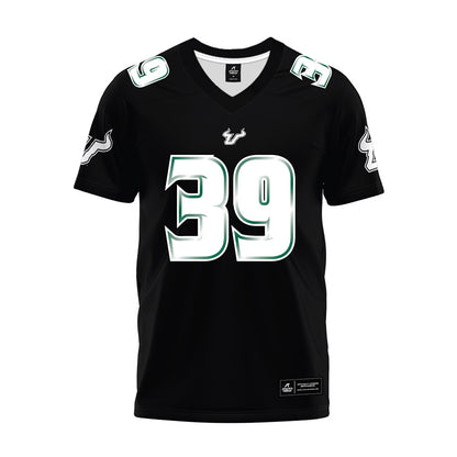 USF - NCAA Football : Luke Goater - Black Premium Football Jersey-0