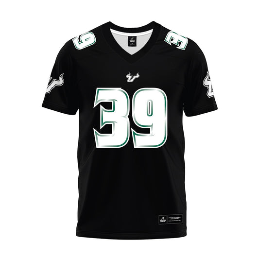 USF - NCAA Football : Luke Goater - Black Premium Football Jersey-0