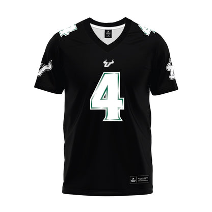 USF - NCAA Football : Jason Vaughn - Black Premium Football Jersey-0