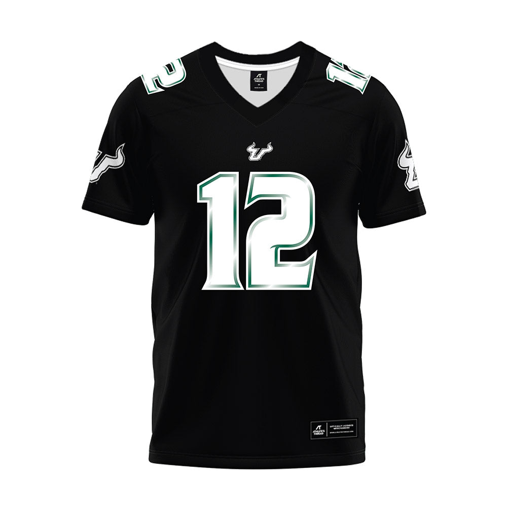 USF - NCAA Football : Tawfiq Byard - Black Premium Football Jersey-0