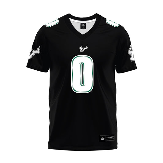 USF - NCAA Football : Douglas Blue-Eli - Black Premium Football Jersey-0