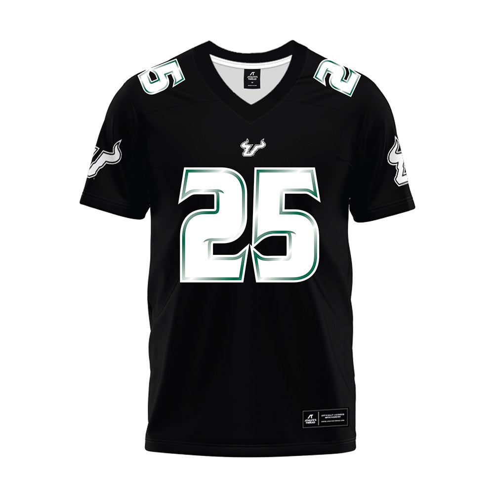 USF - NCAA Football : Nykahi Davenport - Black Premium Football Jersey-0