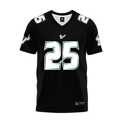 USF - NCAA Football : Nykahi Davenport - Black Premium Football Jersey-0