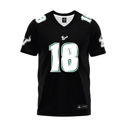 USF - NCAA Football : Levi Smiley - Black Premium Football Jersey-0