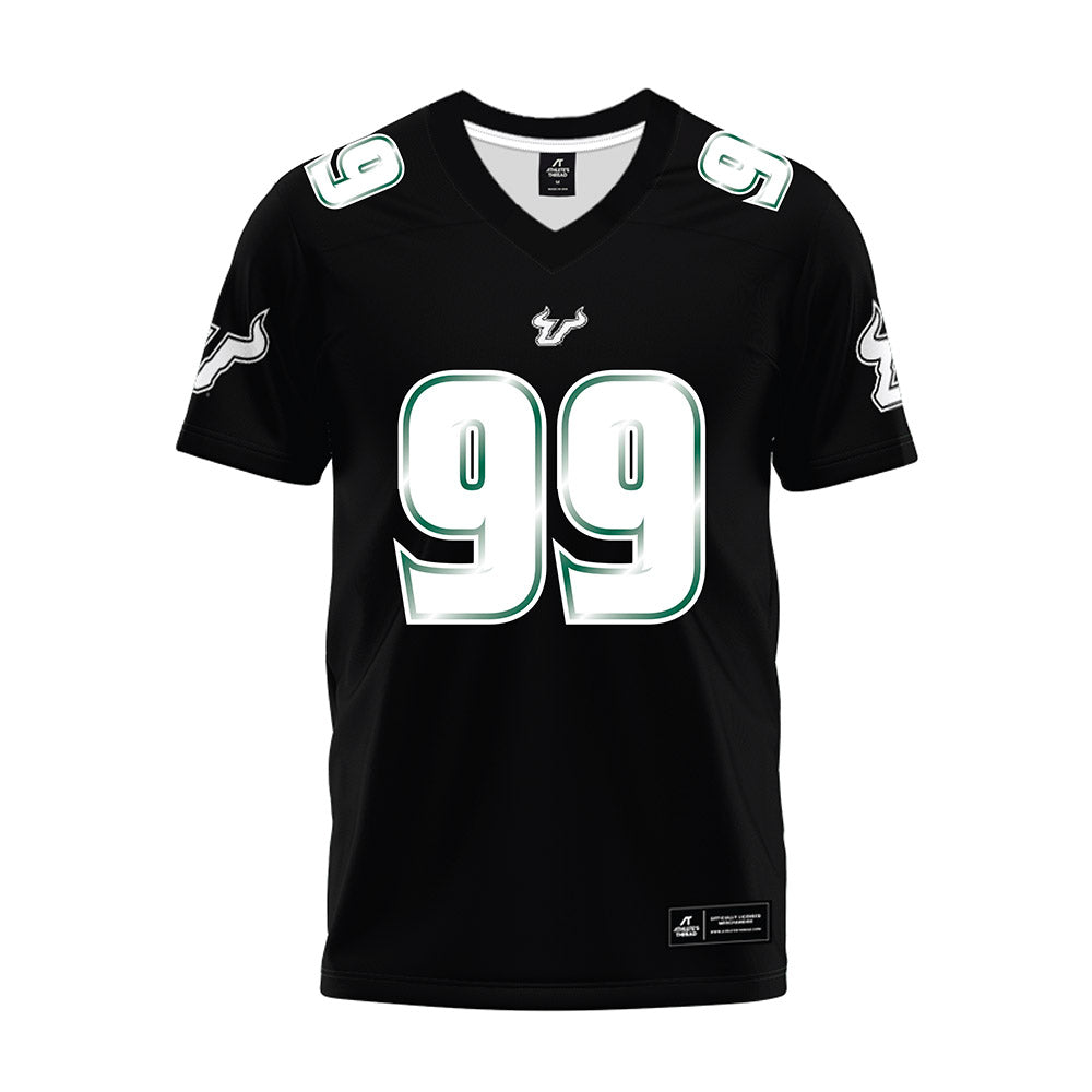 USF - NCAA Football : Rashad Cheney Jr - Black Premium Football Jersey-0