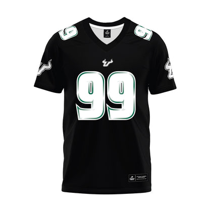 USF - NCAA Football : Rashad Cheney Jr - Black Premium Football Jersey-0