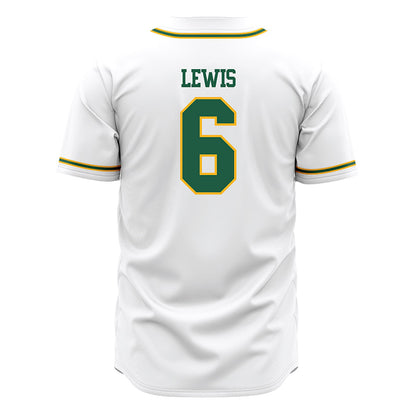 USFCA - NCAA Baseball : Jared Lewis - White Jersey-1