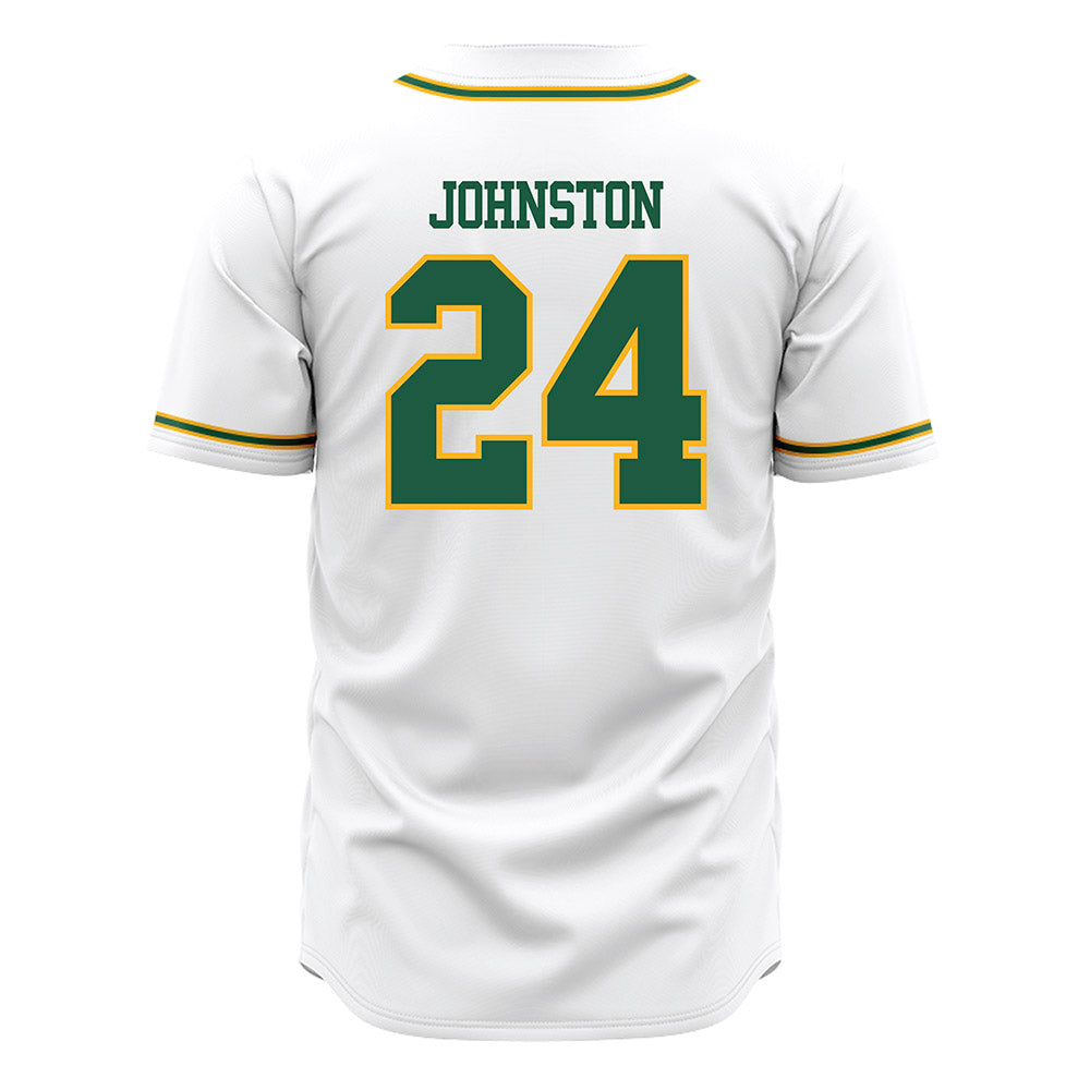 USFCA - NCAA Baseball : Garrett Johnston - White Jersey-1