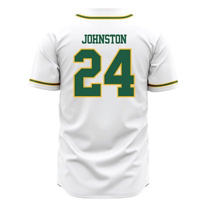 USFCA - NCAA Baseball : Garrett Johnston - White Jersey-1
